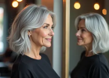 Svetliji tonovi kose za žene starije od 50 godina u 2025.