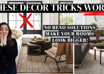 Dekor trikovi koji zapravo djeluju! I učinite da vaš prostor izgleda i osjećate se većim!