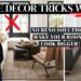 Dekor trikovi koji zapravo djeluju! I učinite da vaš prostor izgleda i osjećate se većim!