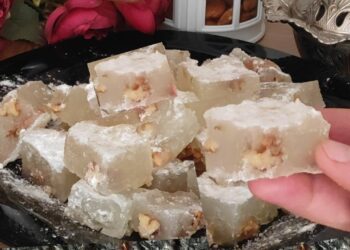 RAHAT LOKUM❗Sve sastojke imam u kući. Najjednostavniji recept uz kafu! #4k