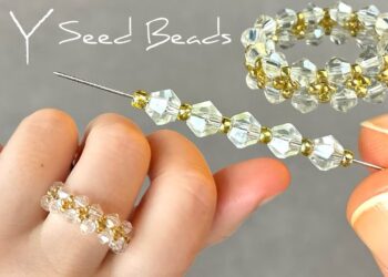 Jednostavni vodič za izradu prstena: Kako napraviti prsten s perlicama i kristalima | Zrkovi za izradu nakita