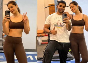 Raashi Khanna pokazuje sjaj nakon vježbanja