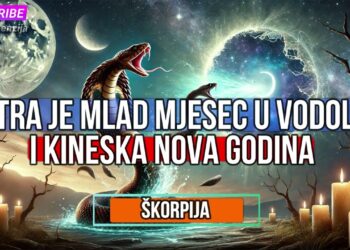 Sutra je mladi mjesec u Vodoliji i kineskoj Novoj godini (godina zmije)