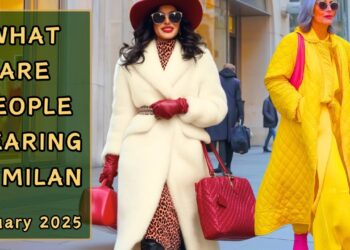 Talijanski modni trendovi siječnja 2025. 🇮🇹: Milanski zimska ulična odjeća❄️