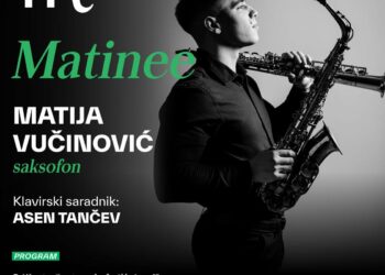 Koncert Matija Vučinović sutra u podne