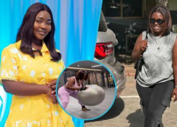 Felicia Osei izaziva pomutnju dok se ljulja u tijesnoj teretani tijekom svog treninga