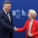 Iz Leyen susreće hrvatskog premijera: Fokus na Ukrajinu, Balkan i Kosovo