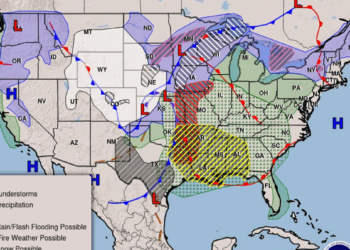 NWS savjetuje o zaštiti imovine i sigurnoj vožnji tijekom jakih vjetrova