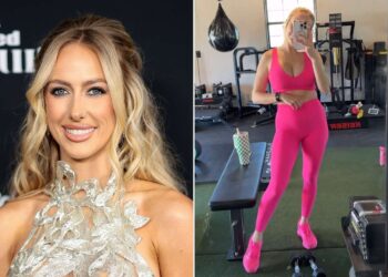 Brittany Mahomes otkriva svoje postporođajsko tijelo u vrućem ružičastom kompletu za vježbanje