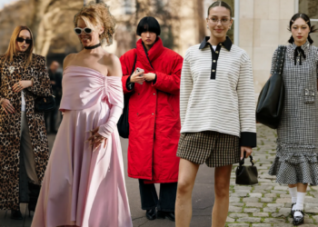 Paris Fashion Week Street Style potvrđuje da je bučni luksuz u modi.