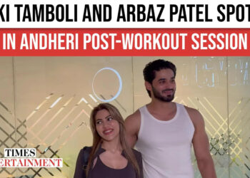 Nikki Tamboli i Arbaaz Patel viđeni su zajedno u Andheriju nakon vježbanja