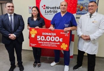 Hrvatska lutrija donira bolnici Dubrovnik u cilju podrške ženskom zdravlju