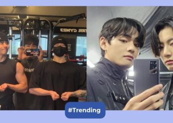 BTS-ov V, poznat kao Kim Taehyung, i Jungkook ponovno se ujedinjuju na rijetkoj fotografiji u teretani, pokazujući svoje vojne dobitke; obožavatelji Taekook-a divljaju.