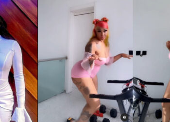 Angela Okorie prikazuje svoje obline u zavodljivom videozapisu za vježbanje