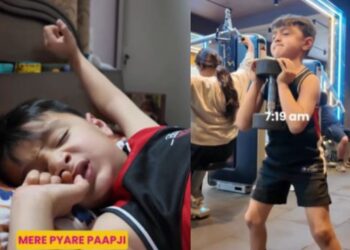 Jutarnja rutina šestogodišnjeg dječaka u teretani oduzima dah netizenima | Virusni videozapisi