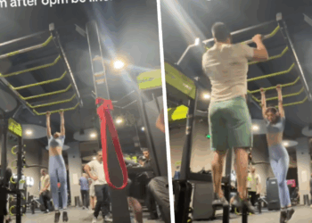 ‘Cringe’ Gym Bro zapalio Internet nakon što je blokirao ženu tijekom treninga.