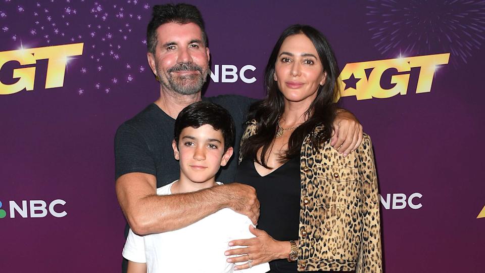 Simon Cowell s partnerom Lauren Silverman i njihovim sinom Ericom. (Filmmagic)