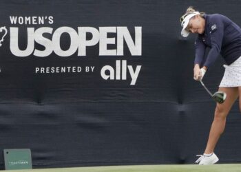 Lexi Thompson znoji se u teretani nakon što je priznala da nije tako brza kao njezini igrači partneri