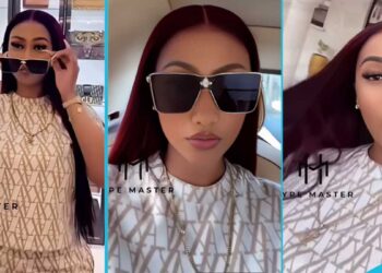 Hajia4Reall se vraća glamuroznom načinu života dok odlazi u luksuznu kupovinu, maše masivnom dvorcu.