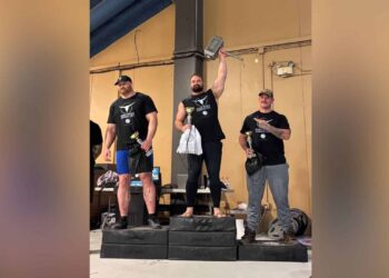 Fort St. John Strongman Alex Lorincz trenira za provincijska natjecanja u AlbertI
