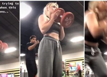 Dramatičan video prikazuje ženu koja se suočava s nasiljem u teretani