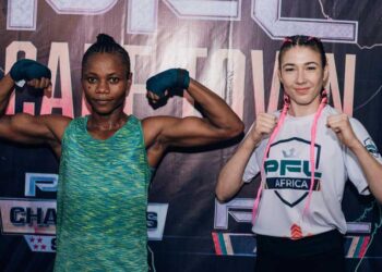 PFL Afrike zvijezde Ukah i Niedermayr suočavaju se na otvorenom treningu u Kinshasi, Kongo