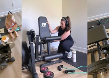 Zauzeta mama dijeli pregled Ritfit opreme za teretanu kod kuće