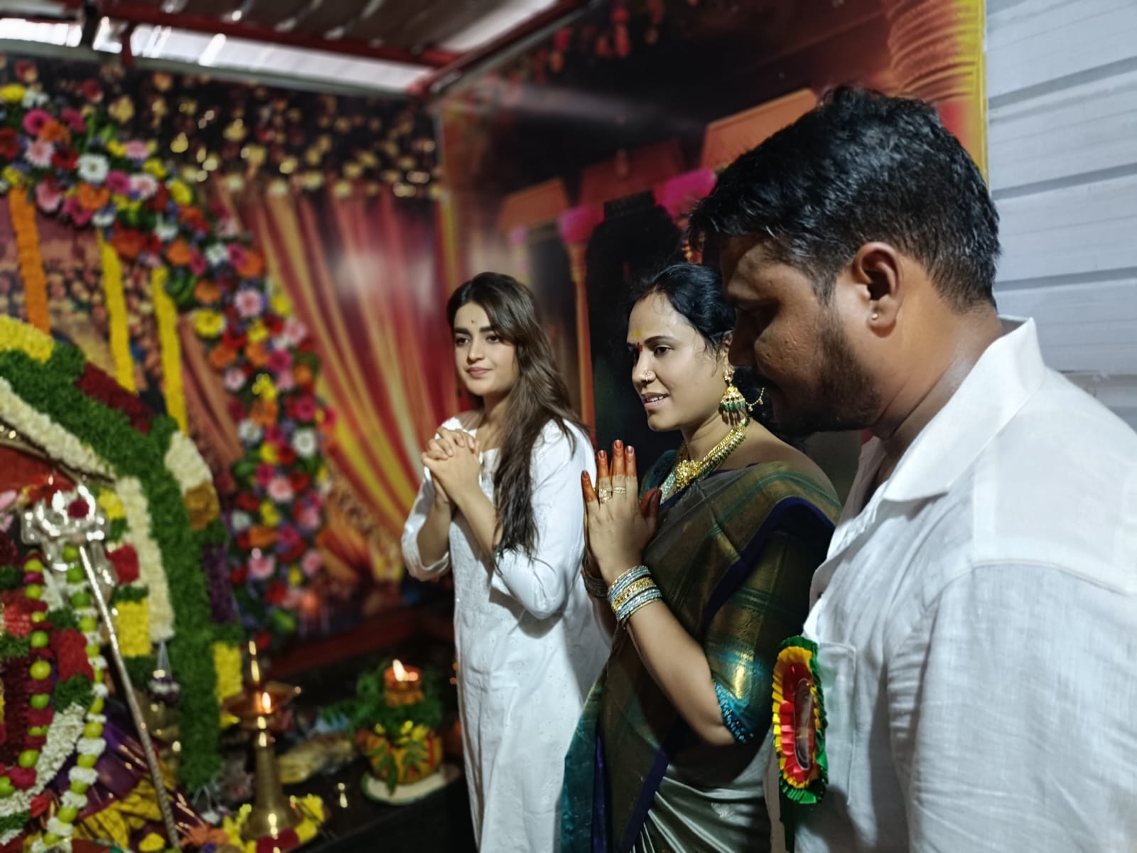 Nidhhi Agerwal na proslavi Bonalu