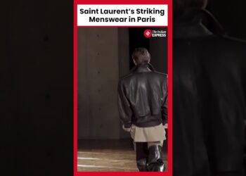 Saint Laurent otkriva Flowy odijela i podebljane čizme u Parizu Show