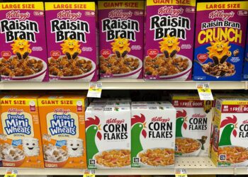 Prodaja žitarica za doručak opala je desetljećima prije prodaje Kellogg-a talijanskoj tvrtki