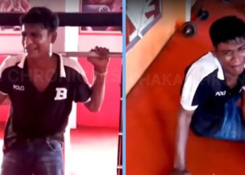 Lopov prisiljen na intenzivnu vježbu nakon pljačke teretane u Bangladešu, skače s trećeg kata u bijegu