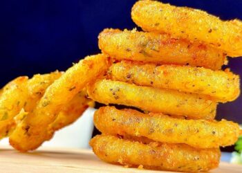 Hrskavi i sirevi prstenovi krumpira | Djeca Posebni zalogaji krumpira !!