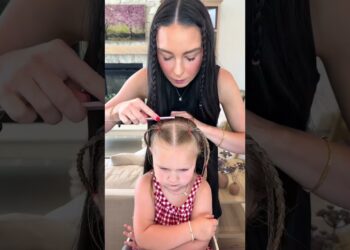 svakodnevna dječja frizura 6. dio🫶🏻✨ #short #shorts #LaurenAshley