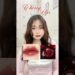 Cherry Lip Combo #liptint #lipcombo #tutorial #lipgloss #douyin #trend #kbeauty