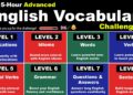 5-satni napredni engleski vokabular izazov!