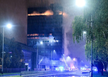 Veliki požar u Zagrebu uništio znameniti toranj