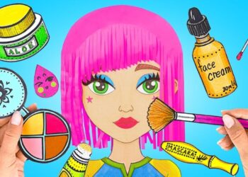 Preobrazba papirnate lutke sa stilom! 💇‍♀️✨ Ručno rađena ljepotica