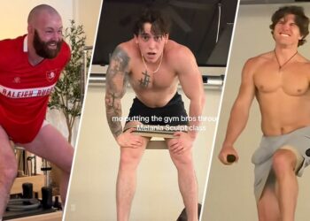 Izvrsni video snimci prikazuju braću iz teretane koja kolabiraju tijekom vježbanja pilatesa