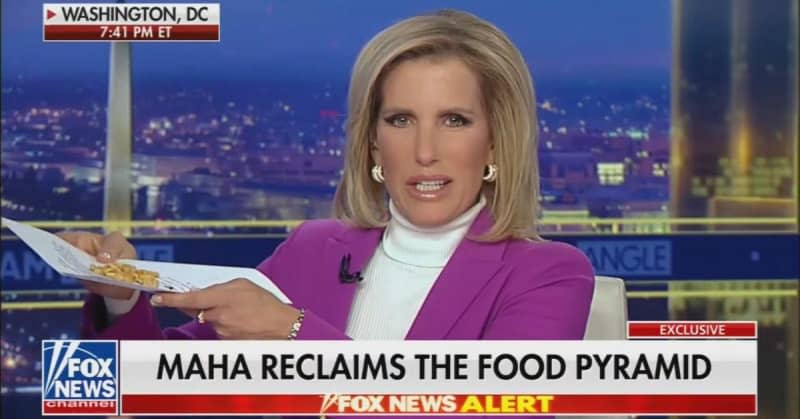 Laura Ingraham složila se s idejom da pristupačna, zdrava hrana nije dostupna svugdje u USFox News/YouTubeu