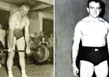 Ovaj Strongman iz 1940-ih koristio je domaće napravljene utege – i mrtvo dizanje od 329 kg s tjelesnom težinom od samo 82 kg