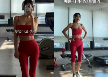 Kim Jun-hee održava svoje definirane trbušnjake u obliku 11 na 50… “Ponovno sam počela vježbati jer sam se osjećala kao da postajem slabašna starica”