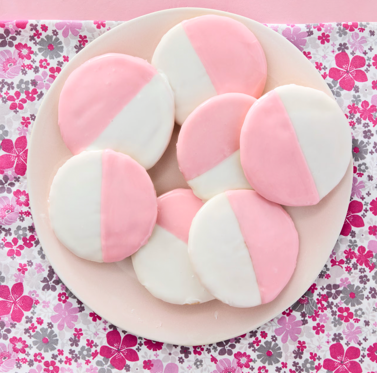 Ružičasto-bijeli kolačići