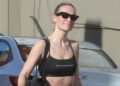 Olivia Wilde pokazuje zategnute trbušnjake dok napušta sat vježbanja u Studio Cityju