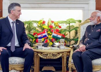 Premijer Modi i hrvatski premijer raspravljaju o načinima jačanja bilateralnih odnosa