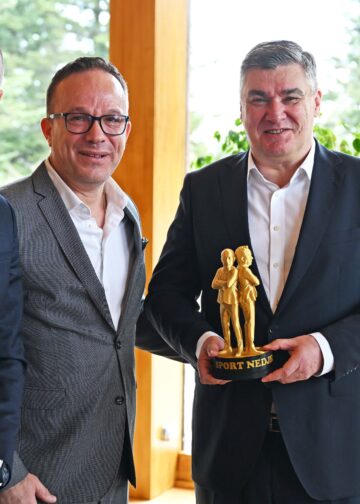 Predsjednik Milanović primio autore emisije Sport nedjeljom povodom 20 godina neprekidnog emitiranja – Predsjednica RH