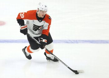 Matvei Michkov radi na tome da ostavi borbe sa studentima druge godine iza sebe. Chris Pronger se može povezati.