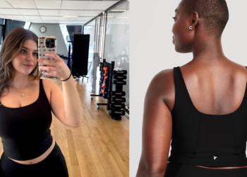 Kao veličina 32F, kunem se u ovu 30 USD vrijednu majicu za vježbanje koja zaista podržava moja prsa u teretani.