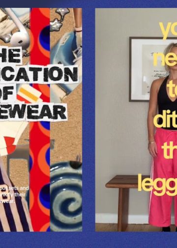 Otmjena odjeća za vježbanje spava do proljeća. Odgovarajući setovi su prošlost.