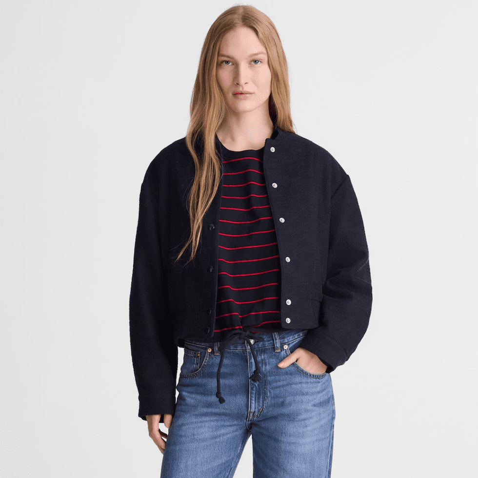 Bomber jakna Madewell Bouclé