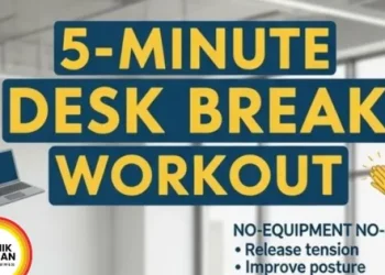 Mikro-Workout u Indiji: 5-minutne vježbe za stolom za zaposlene profesionalce 2026.